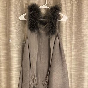 Fur Cardigan